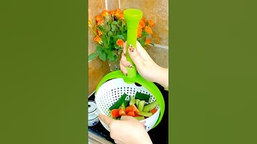 Spin Your Way to Dry Salads! 🌪️ Creative Kitchen Salad Spinner Review