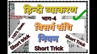 भाग-4 [हिन्दी व्याकरण : संधि /सन्धि के प्रकार ] for All Competitive Exam - Rpsc,first grade,reet,PSI