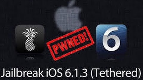 IOS 6.1.3 Tethered Jailbreak *TUTORIAL* Easy!