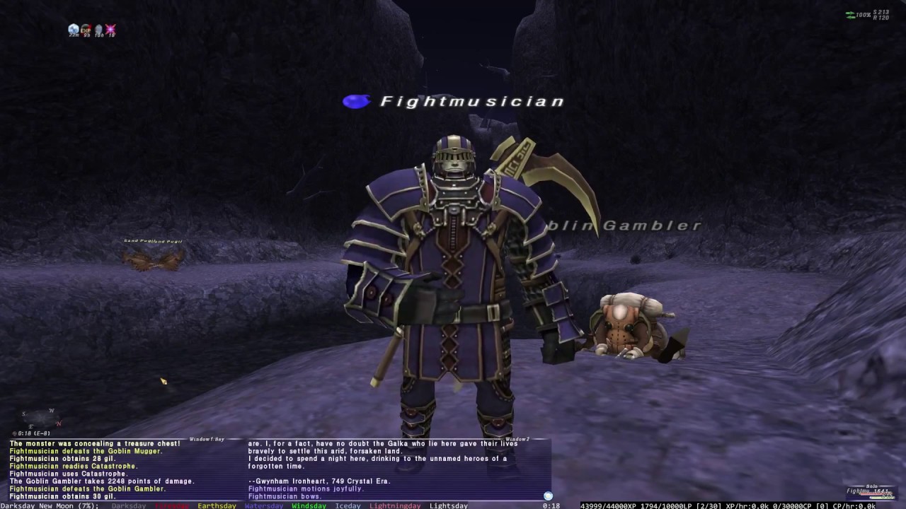 FFXI Relic Weapon Scythe (Apocalypse) Cutscenes YouTube