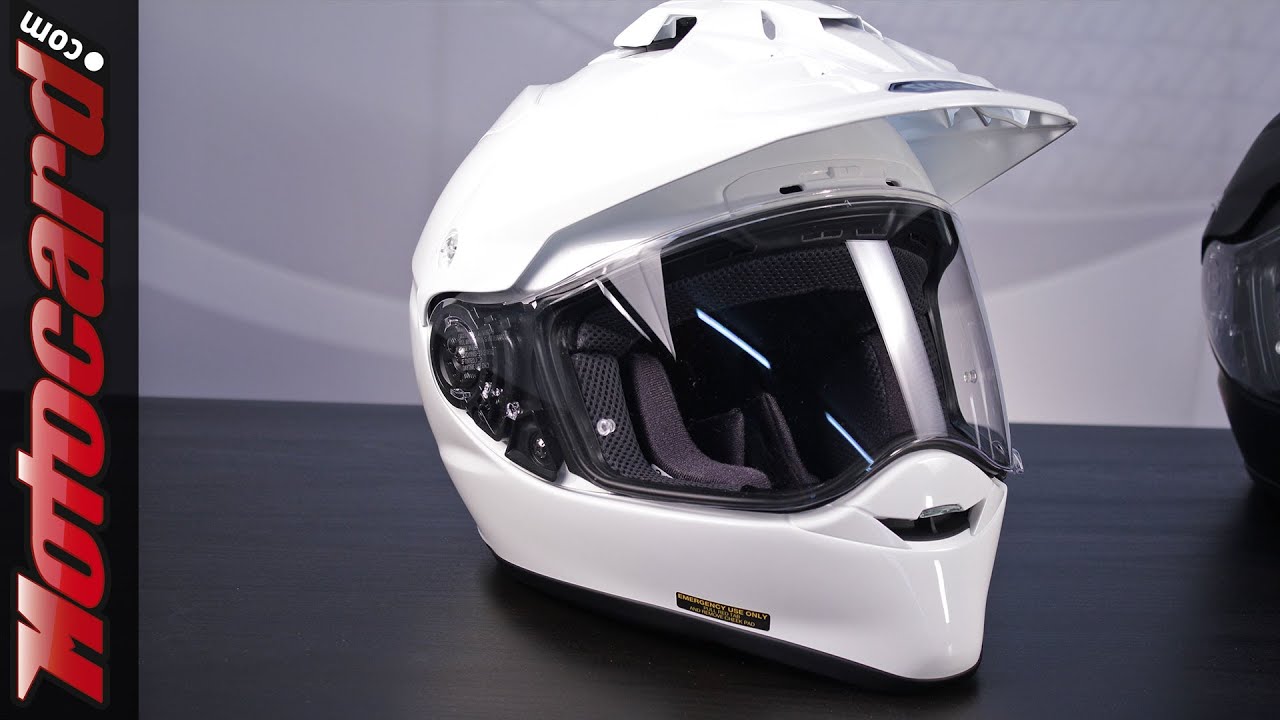 Desmantelar Manto espectro Shoei Hornet ADV: Análisis del casco en Motocard.com - YouTube