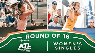 Lea Jansen v Judit Castillo at the Veolia Atlanta Pickleball Championships