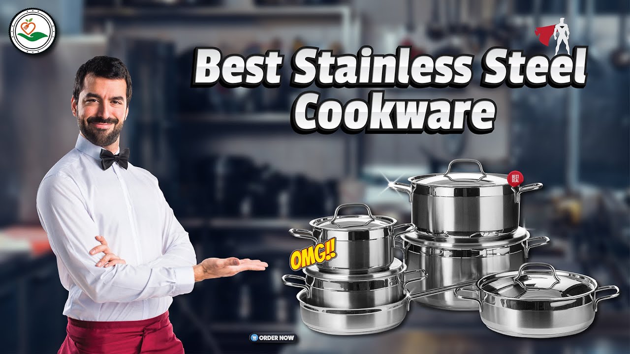 Top 5🍳🍳 Best Stainless Steel Cookware [ Best Rated Stainless Steel