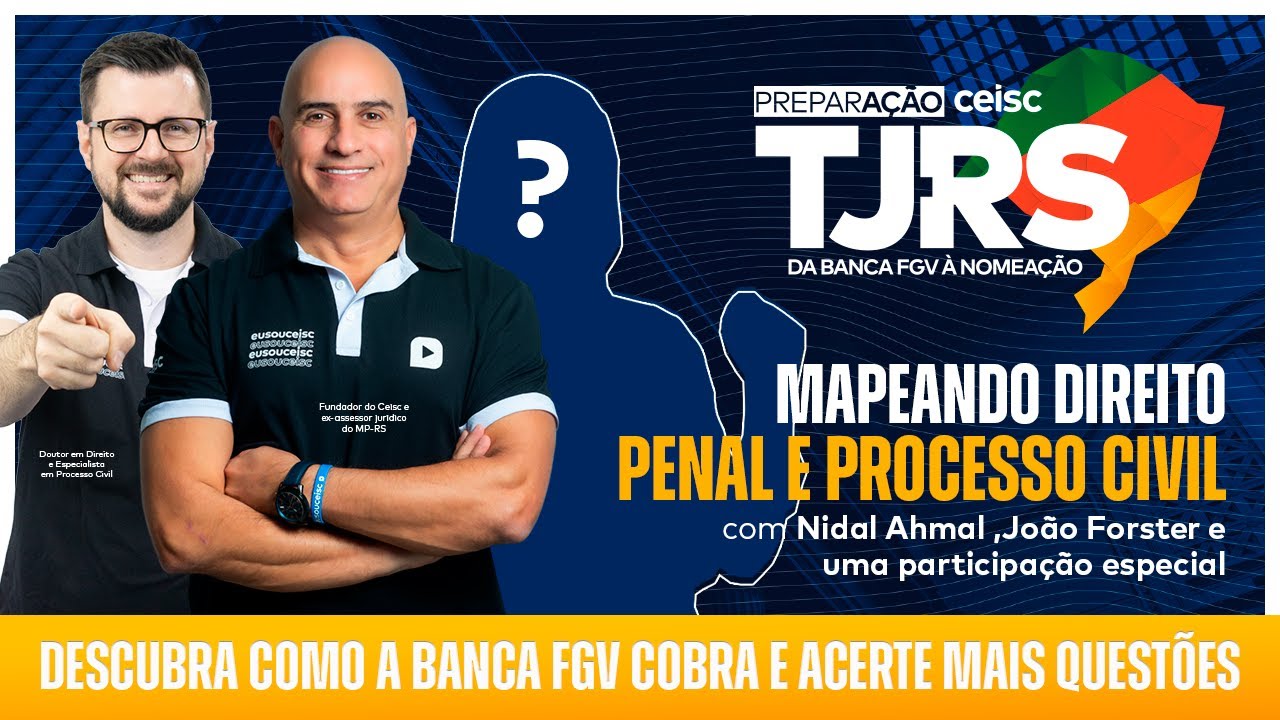 Concurso TJ-RS | Mapeando a Banca FGV: O que vai ser cobrado em Processo Civil e Penal