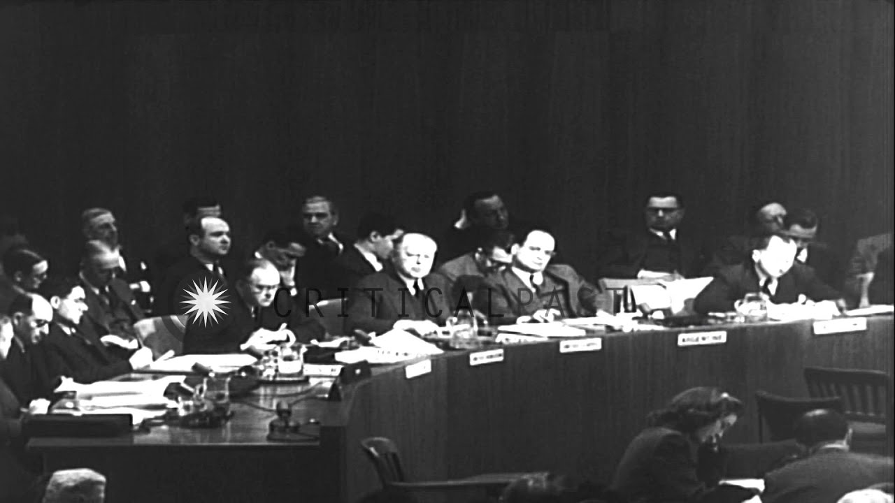 Warren R. Austin United States Ambassador Warren Austin's announcement to United Nations ...