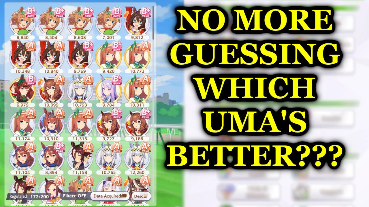This Site Shows You Which Uma Is Actually Better (No More Guesswork)