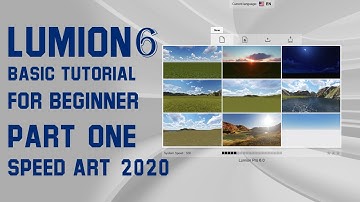 LUMION 6 Basic Tutorial for Beginner, LUMIION 6 PART  1  Speed Art 2020