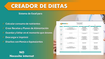 Creador de Dietas | En Excel