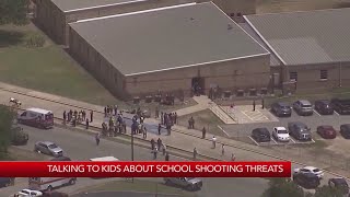 Talking to children about school shooting threats