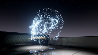 Point clouds morphing. Unreal Engine 4