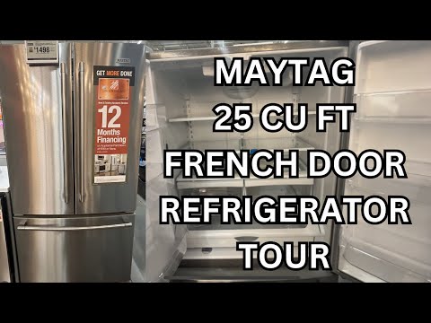 Maytag Refrigerator Tour / Review 25 Cu. Ft. French Door ...