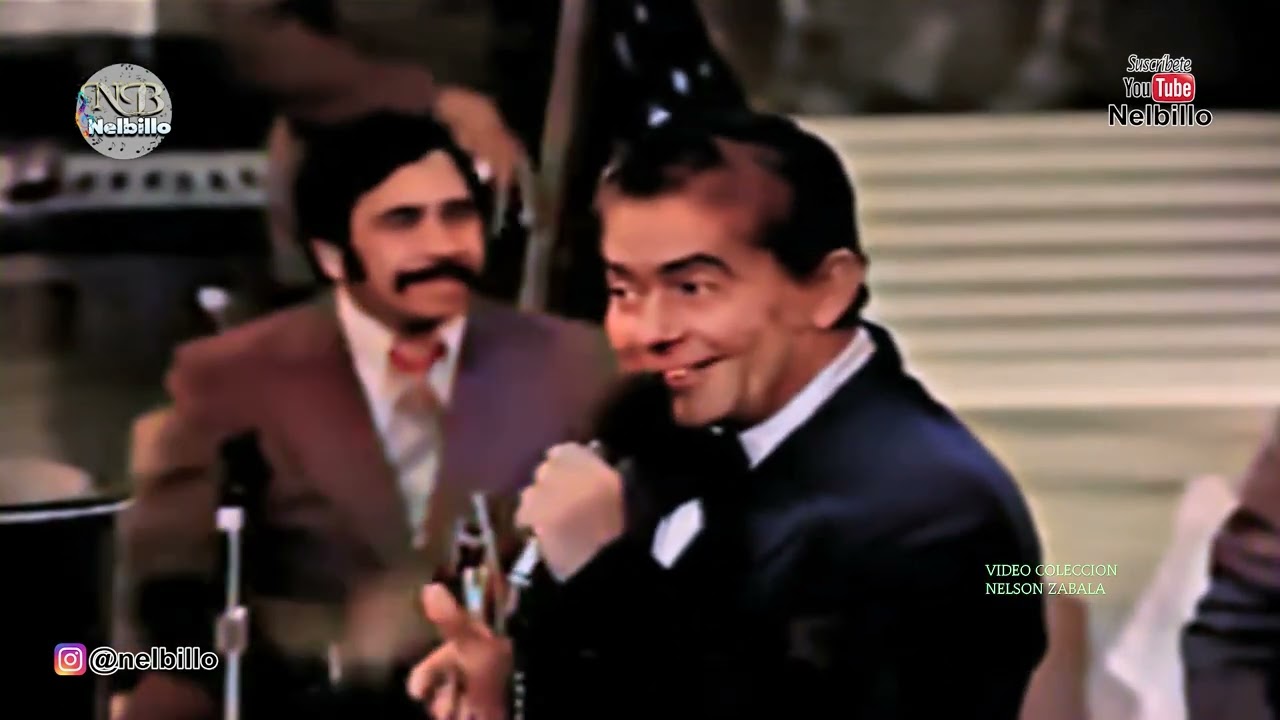 MOSAICO 38 CANTAN CHEO GARCIA, GUSTAVO FARRERA Y ELY MENDEZ CON LA BILLOS CARACAS BOYS COLORIZADO NZ