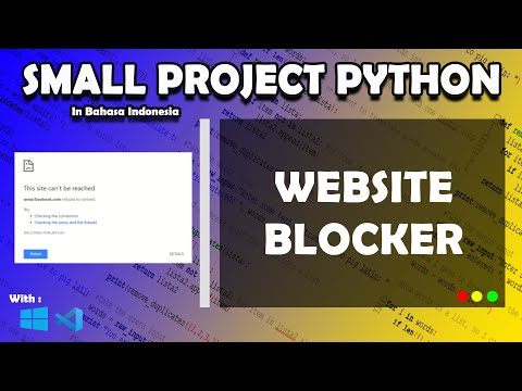 Python Website Blocker for Windows, MacOs, Linux || Small Project 10