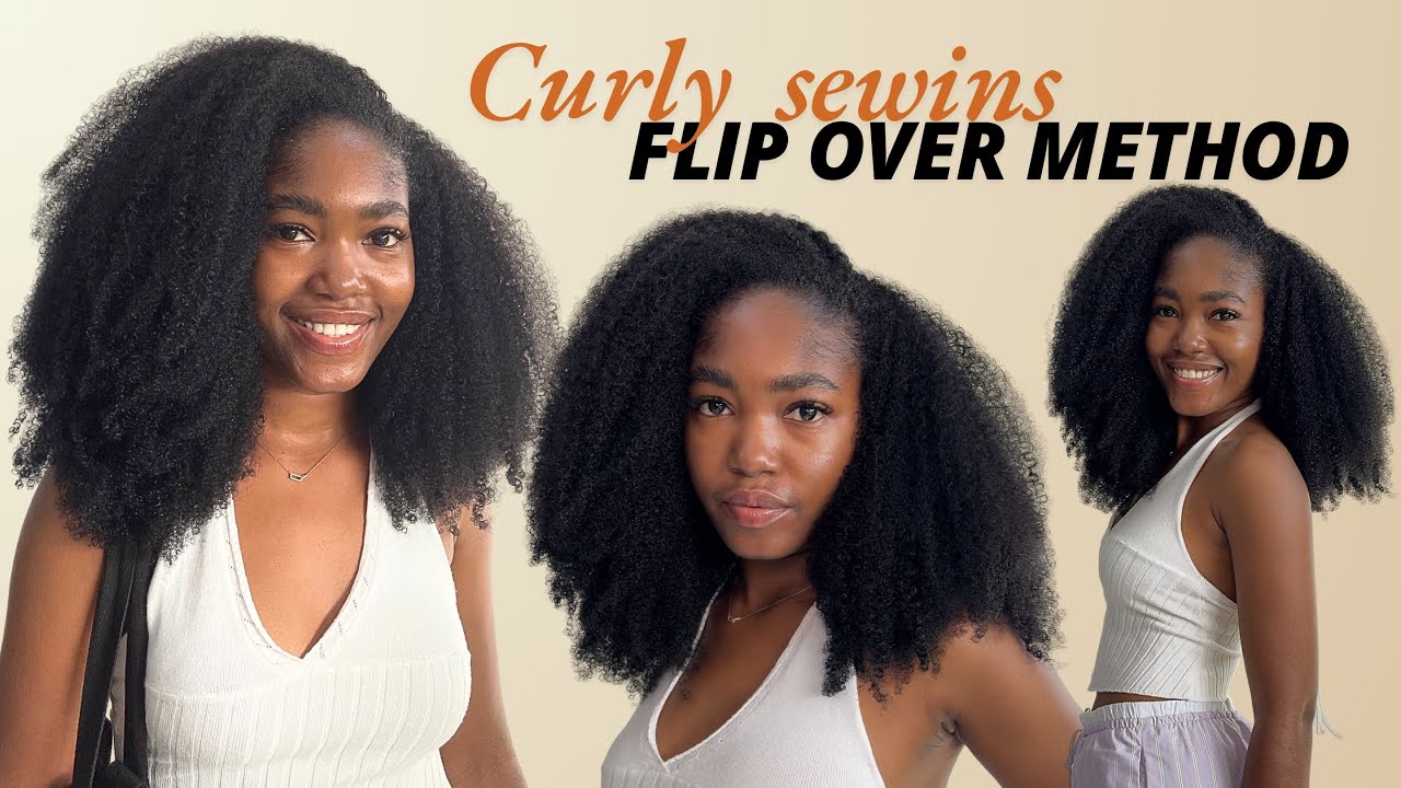 This is your sign to Try Flip over curly sew ins | Maintenance tips ...