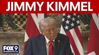 Is free speech under attack? Trump responds, comments on Jimmy Kimmel [FULL]