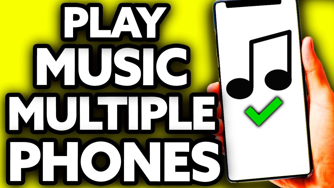 How To Play Music Simultaneously on Multiple Phones EASY