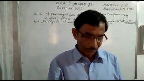 Sums on complementary and Supplementary angles. Class 9,Exercise 6a ,Q.12,6.