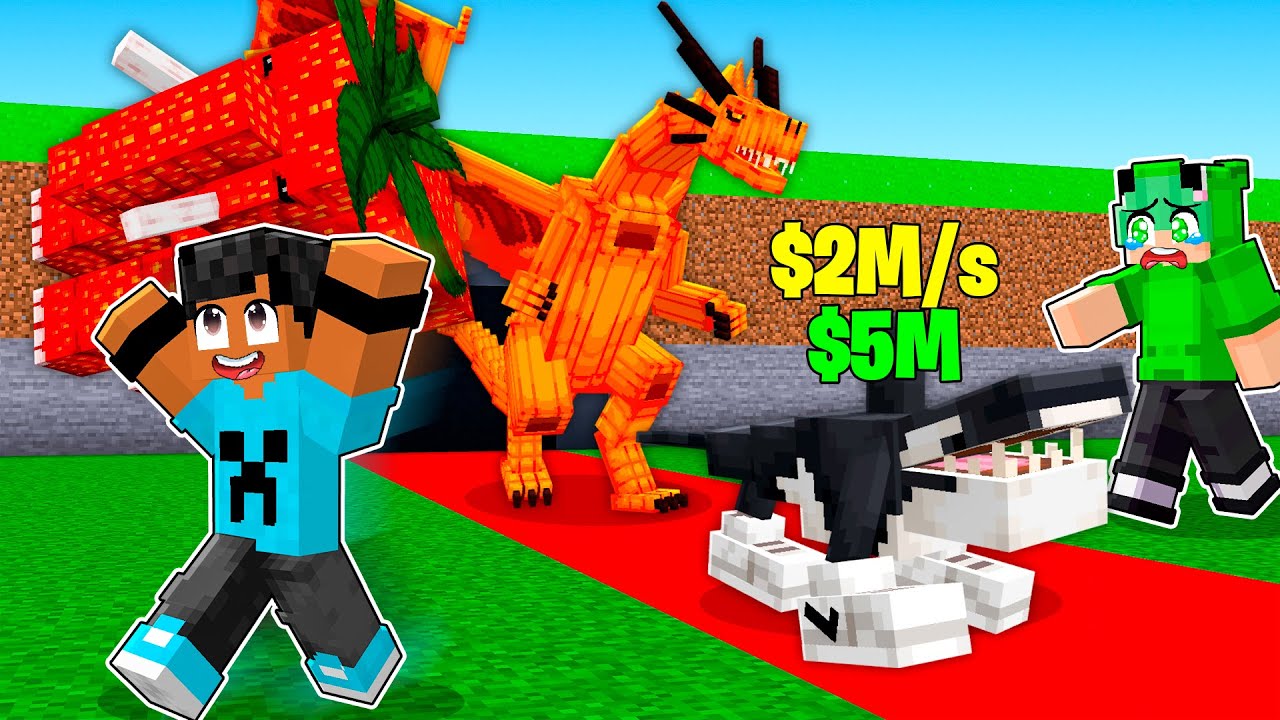 ROUBEI o BRAINROT SUPER RARO dos Meus AMIGOS no Minecraft