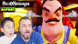 HELLO NEIGHBOR KAZIM USTA DELİRDİ! | HELLO NEIGHBOR ALPHA1