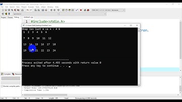 In ma trận số (print matrix number) | LẬP TRÌNH C CƠ BẢN