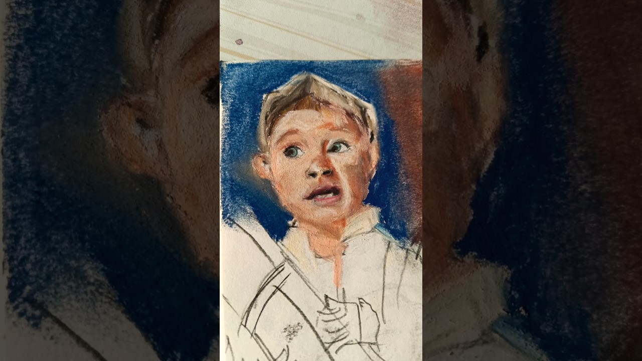 Quick Soft Pastel Timelapse Drawing 