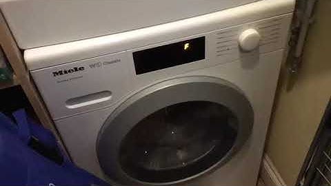 Miele W1 Classic Washing Machine F20 ERROR Code BEEPING How to Fix