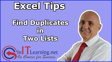Find Duplicates in Two Lists
