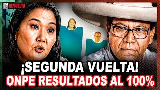 ONPE AL 100%: ROBERTO SÁNCHEZ Y KEIKO EN SEGUNDA VUELTA | LA REVUELTA 🔴