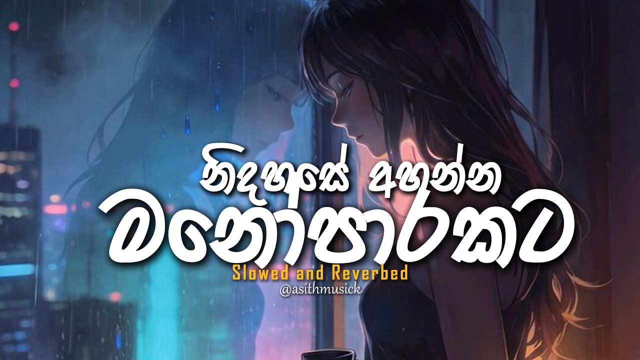 මනෝපාරකට තනියම අහන්න Manoparakata Sinhala Songs Collection  ( Slowed+Reverb ) | New Sinhala Songs