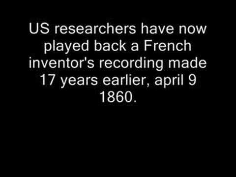 Woman voice recorded 148 years ago