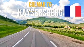 Driving in France 🇫🇷 from Colmar to Kaysersberg in May 2023.