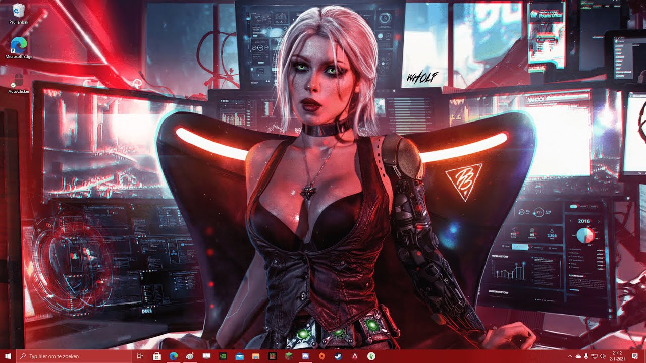 Cyberpunk 2077 (Red Theme Live Wallpaper) (Uses Wallpaper Engine