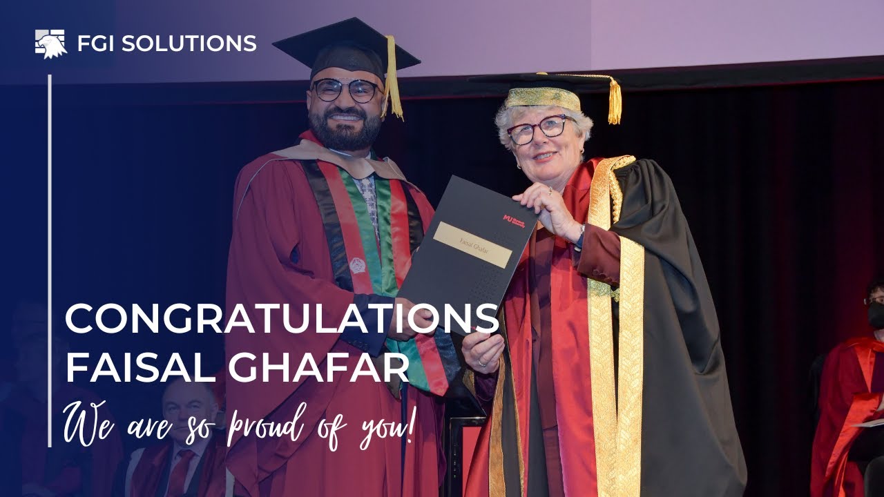 Ghafar R Faisal Ghafar MBA Graduation Ceremony - Perth, Australia, 21 Sept 2023 ...