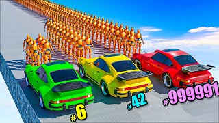 How many dummies does it take to stop a car in BeamNG?