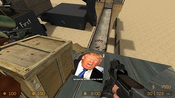 ZOMBIE ESCAPE MOD ON COUNTER-STRIKE: SOURCE, MAP: ZM_desert_fortress, CSS