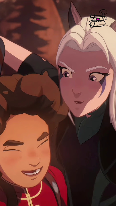 Rayla is like a big sister to Ezran #thedragonprince #ezran #rayla #season7 #siblings