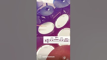 Basic Drum Fills #12 (3 Bars Groove + 1 Bar Fill)