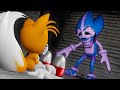 Majin chasing Tails + FNF - Sonic And Tails Dancing Meme - Sad Ending( FNF Animation )