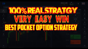 100% Real Strategy - Very Easy Win || Best Pocket Option Strategy