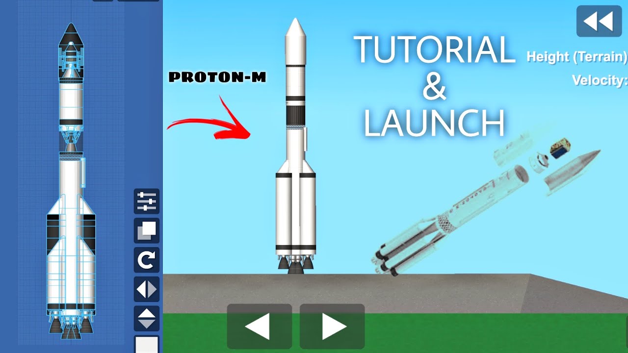 PROTON - M TUTORIAL &  LAUNCH IN SPACE FLIGHT SIMILATOR