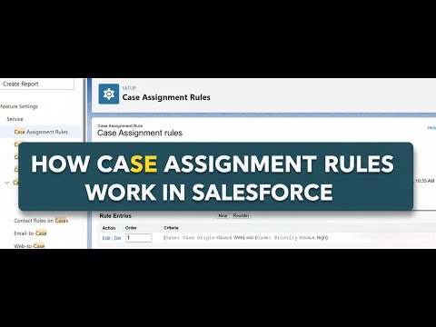 OOTB27: How Case Assignment Rules Work in Salesforce || Step by Step Demo || SALESFORCE TUTORIALS