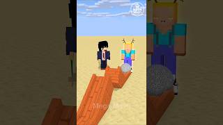 Herobrine’s Power Made His Friend a Monster💀|credit by@oreETV|#minecraft #shorts