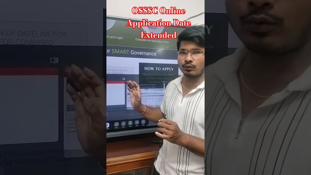 OSSSC Online Application Date Extended 