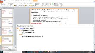 Task 218 - Function