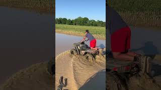 Taking four wheeler deep deep