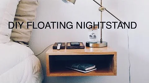 Floating night stand DIY