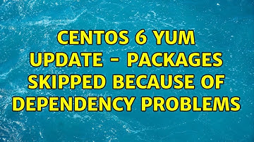 Centos 6 yum update - Packages skipped because of dependency problems (5 Solutions!!)