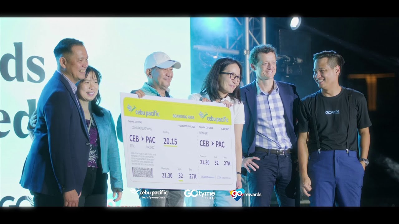 GoTyme Bank launches partnership with Cebu Pacific and Go Rewards