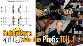 Sologitarre spielen wie die Profis TEIL1 Tonart nach Gehr herausfinden