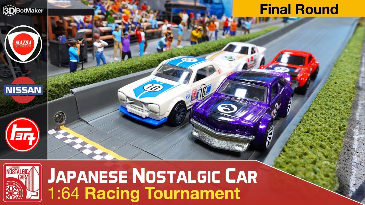 Japanese Nostalgic Car Tournament (Final Round) JDM Diecast Racing